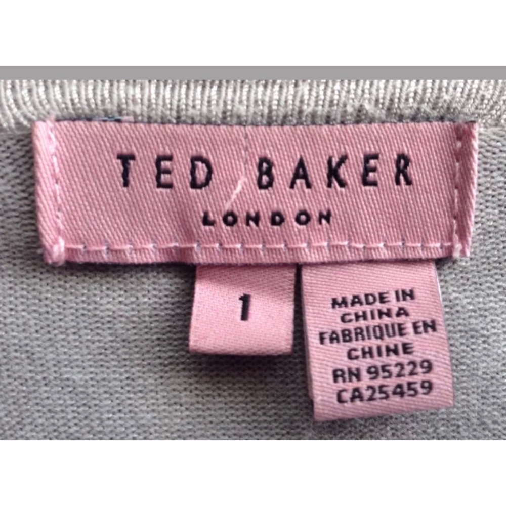 Ted Baker Silver Gray Cardigan - image 5
